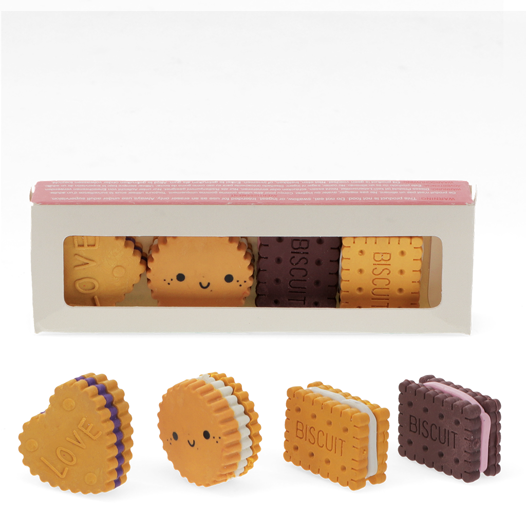 Rex London - Gummetjes Set van 4 - Koekjes