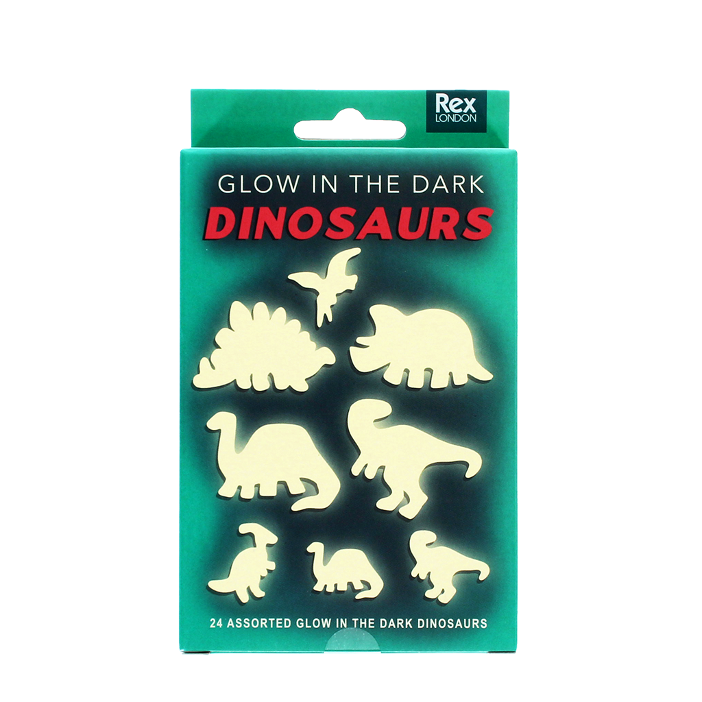 Rex London - Glow in the Dark Dinosaurus Stickers (24 stuks)