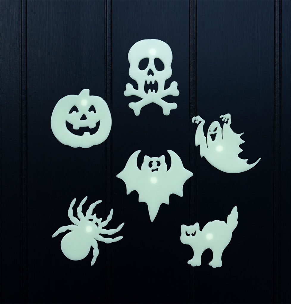 Rex London - Glow in the dark stickers Spooky (doos van 12)