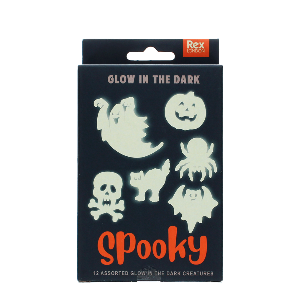 Rex London - Glow in the dark stickers Spooky (doos van 12)