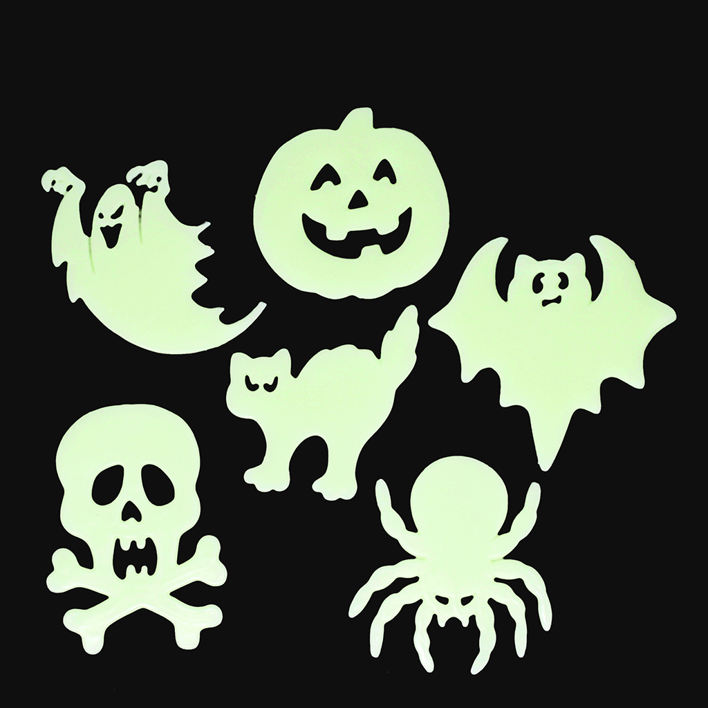 Rex London - Glow in the dark stickers Spooky (doos van 12)