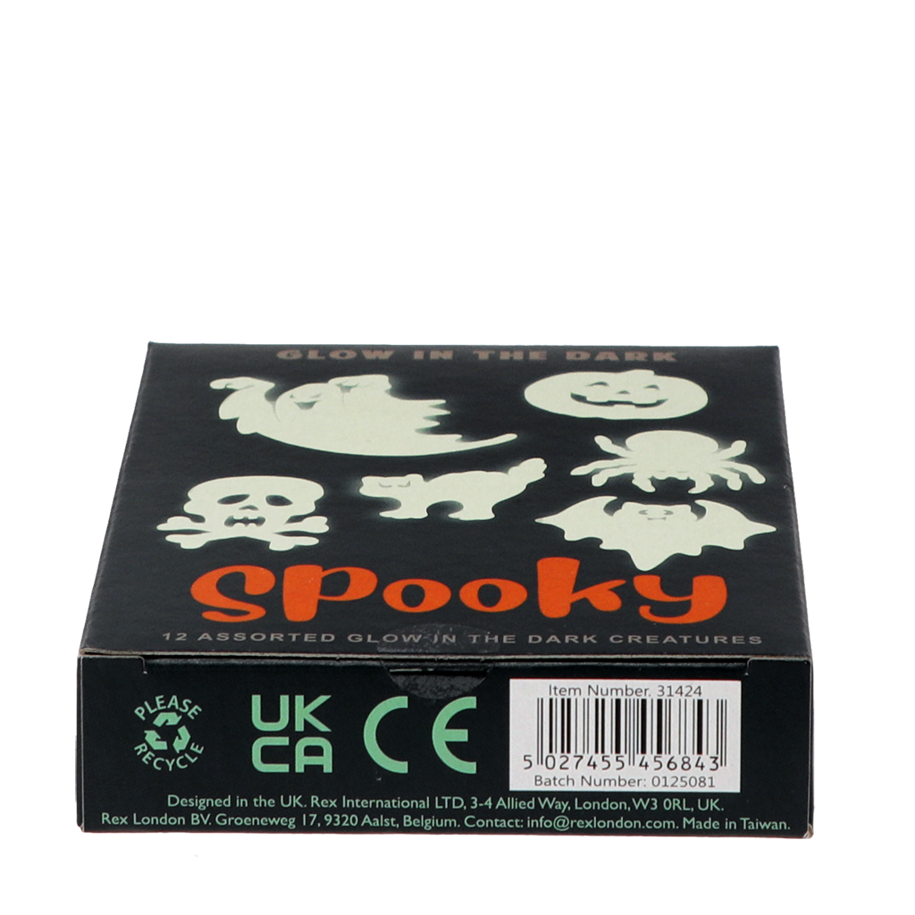 Rex London - Glow in the dark stickers Spooky (doos van 12)