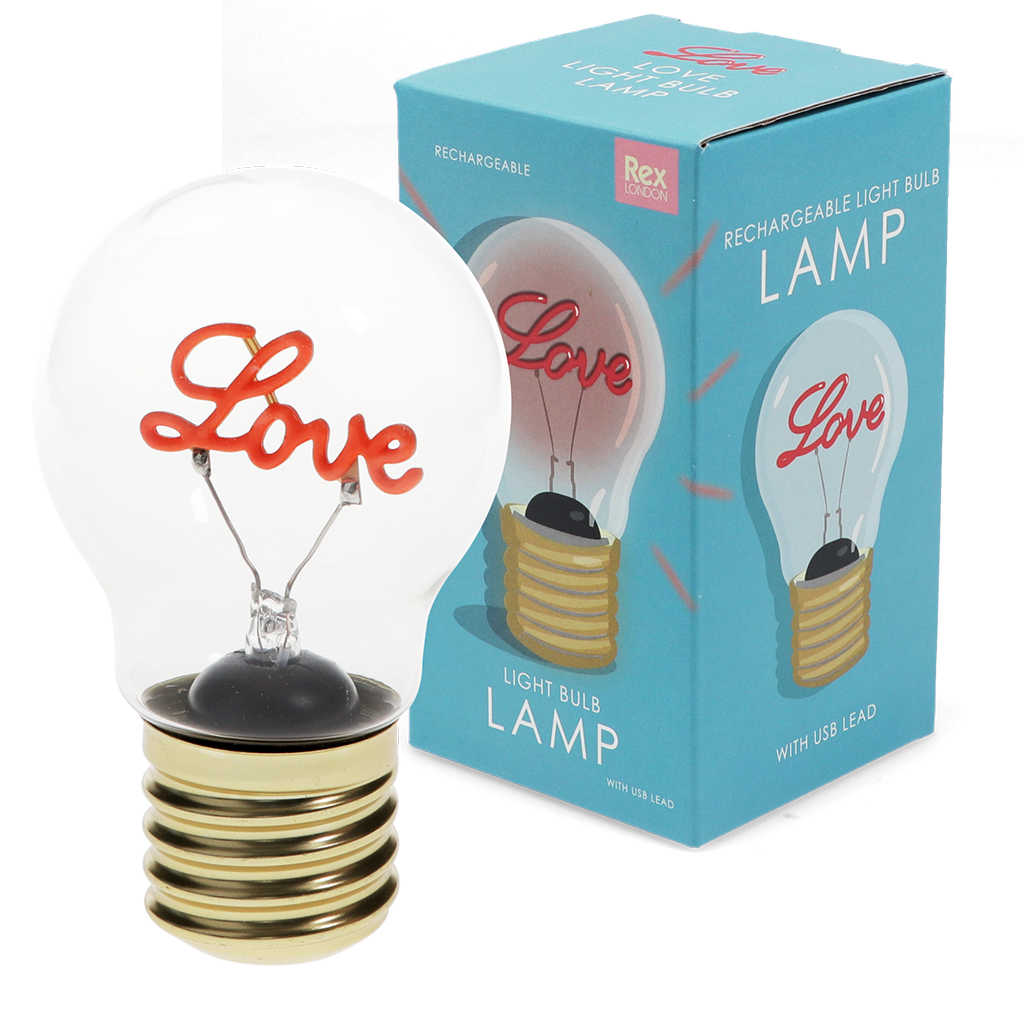 Rex London - USB Oplaadbare Lampje Love