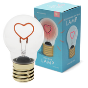 Rex London - USB Oplaadbare Gloeilamp Lamp Hart