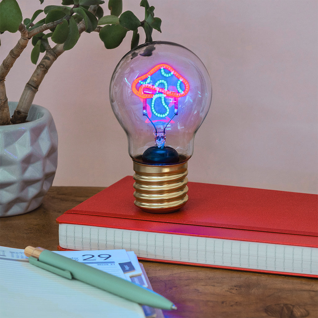 Rex London - USB Oplaadbare Paddenstoel Gloeilamp Lamp