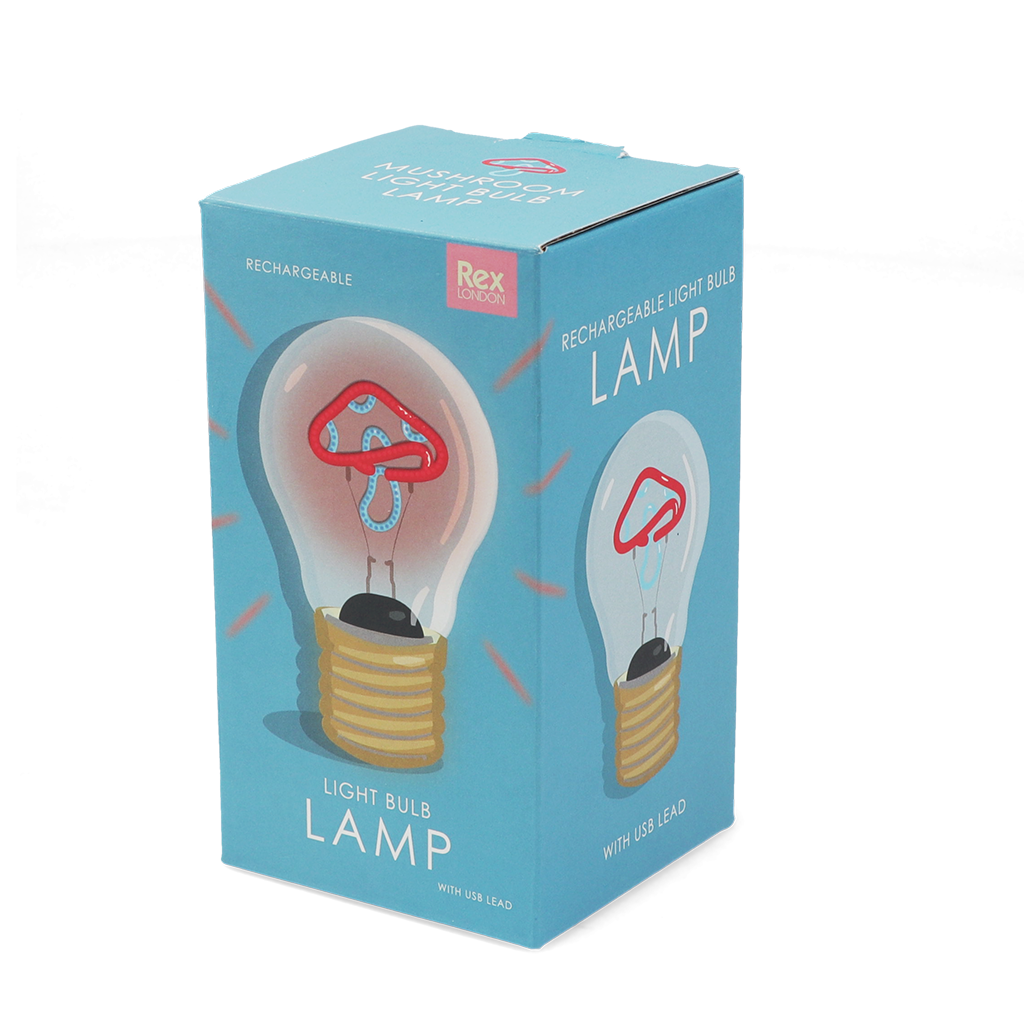 Rex London - USB Oplaadbare Paddenstoel Gloeilamp Lamp