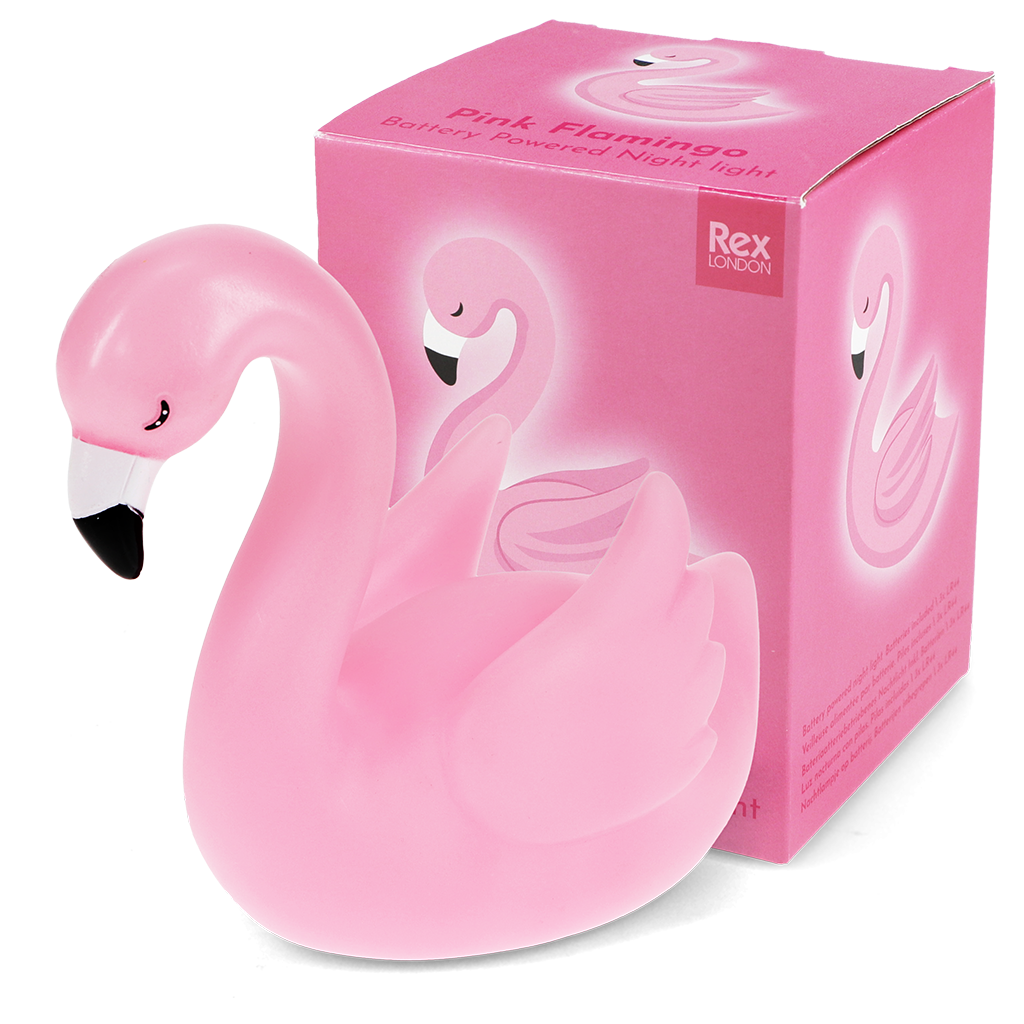 Rex London - Nachtlampje Roze Flamingo
