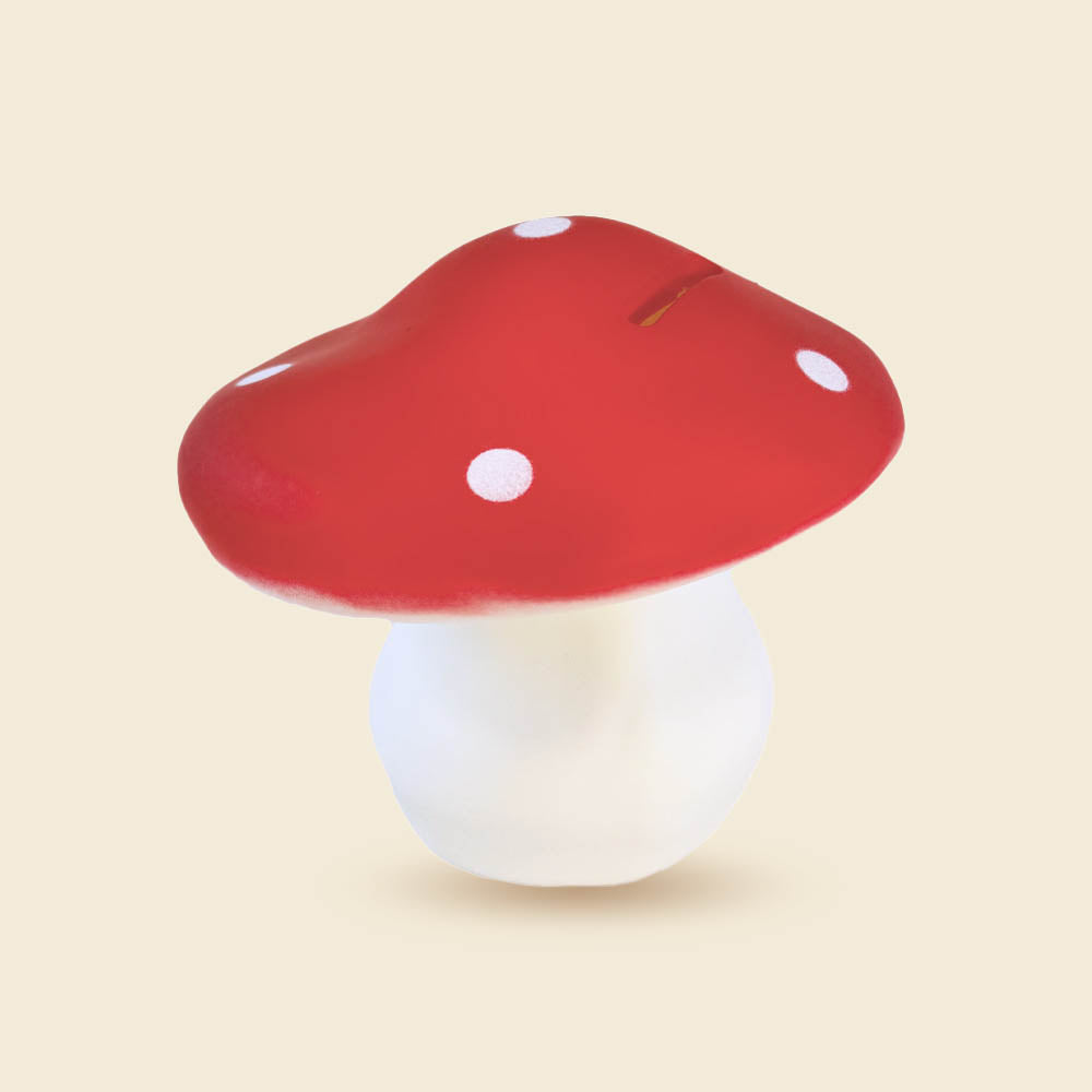 Egmont Toys - Spaarpot paddenstoel rood met witte stippen