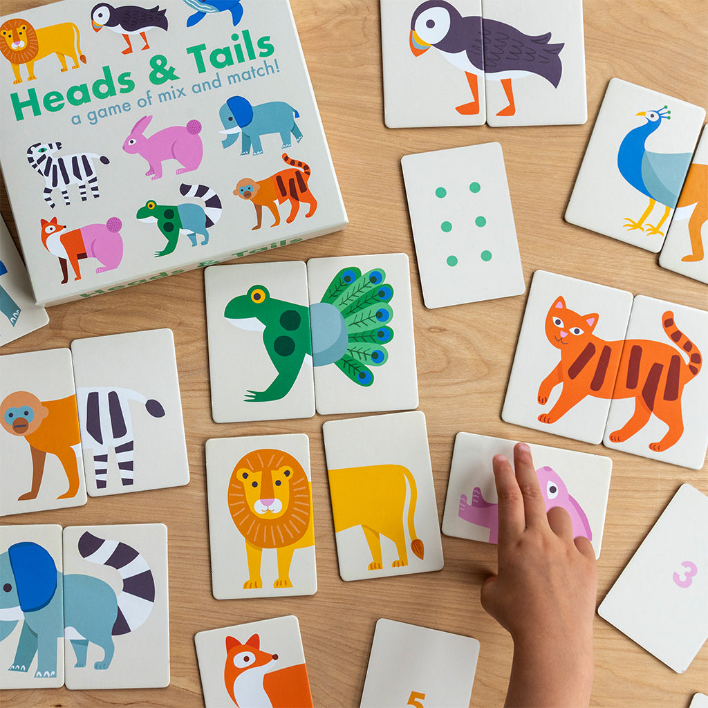 Rex London - Kop en staart spel (24 stukjes) Dieren