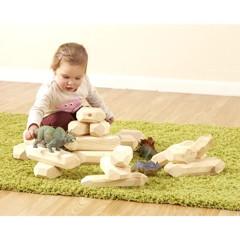Cosy - Grote Keiblokken van Grenen (18 stuks)