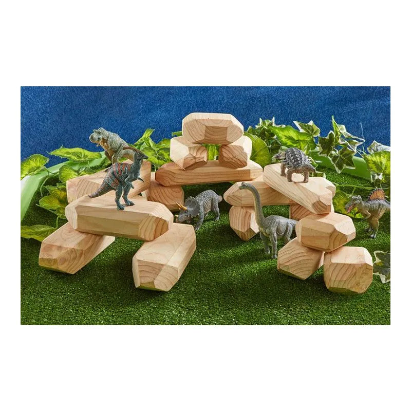 Cosy - Grote Keiblokken van Grenen (18 stuks)