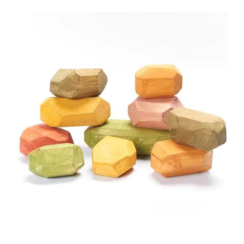 Cosy - Gekleurde Bouwkeien Set (10 stuks)