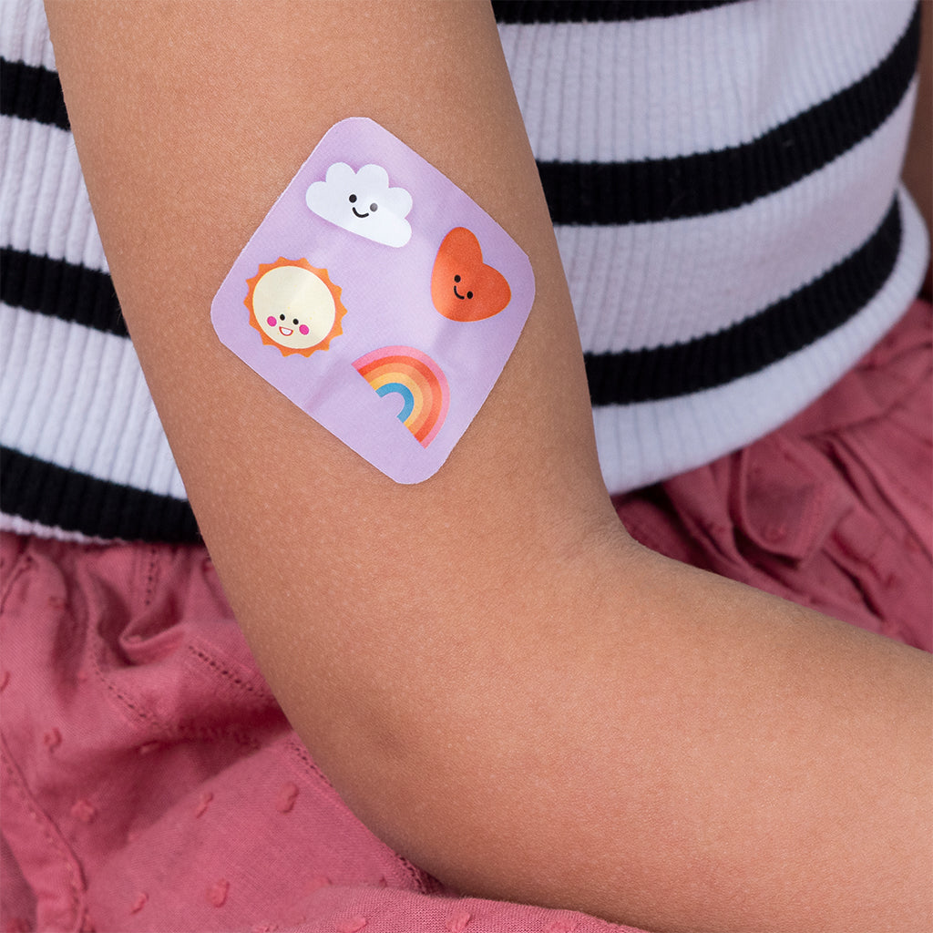 Rex London - Kinderplusters in Blik (30 stuks) - Kawaii Sunshine