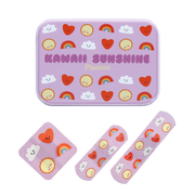 Rex London - Kinderplusters in Blik (30 stuks) - Kawaii Sunshine