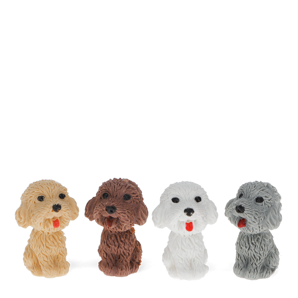 Rex London - Gummetjes voor op potlood Hondensalon (set van 4)