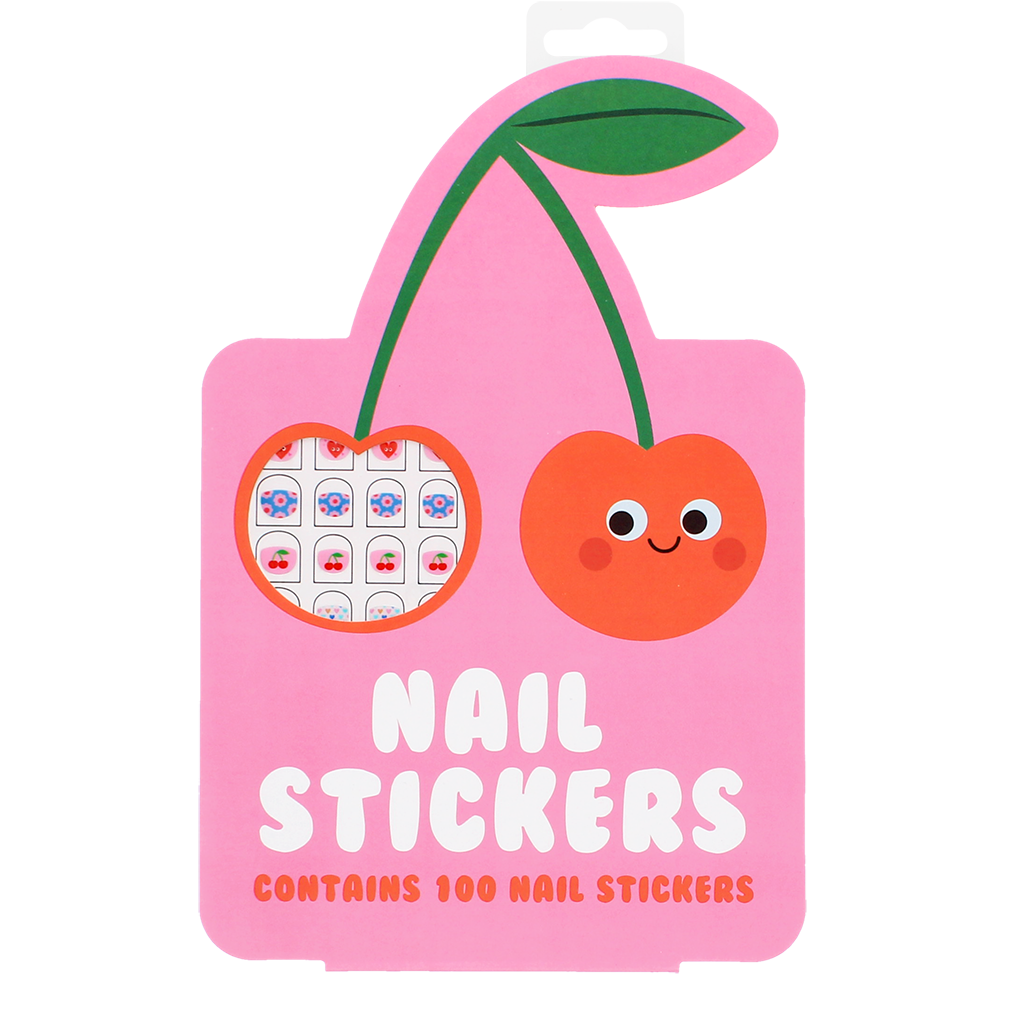 Rex London - Nagelstickers voor kinderen Cherry (100 stuks)