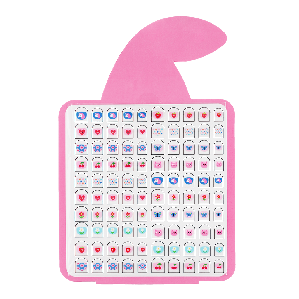 Rex London - Nagelstickers voor kinderen Cherry (100 stuks)