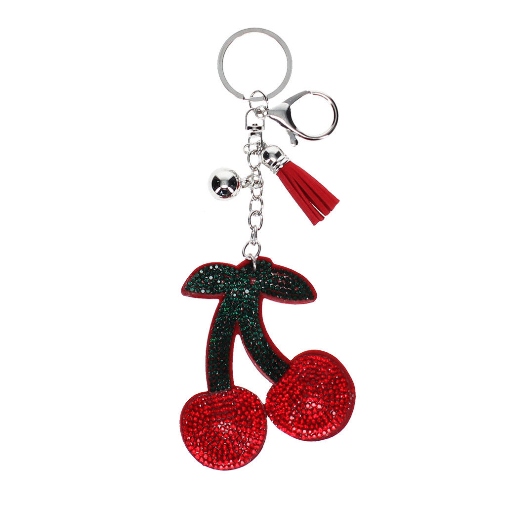 Rex London - Sleutelhanger Tashangerje Kers met Glitter