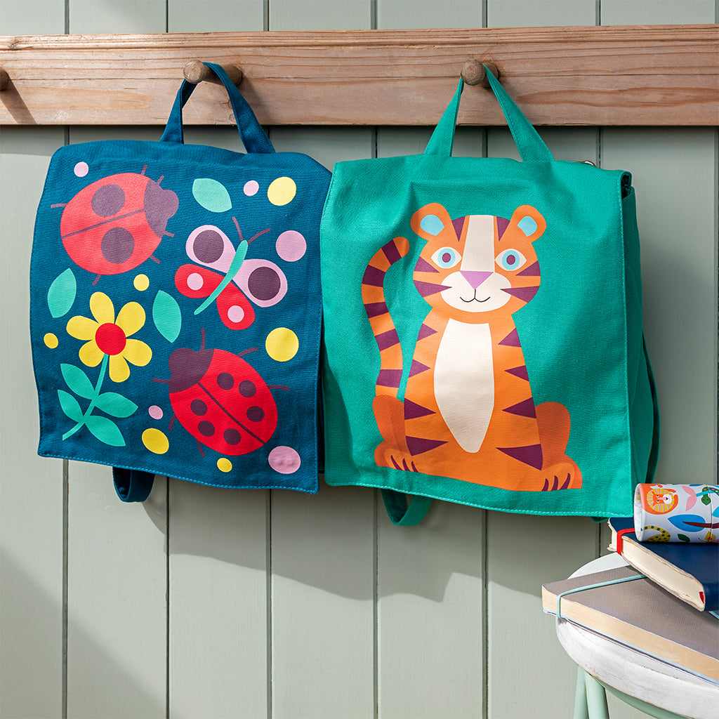 Rex London - Mini Canvas Rugzak Lieveheersbeestje