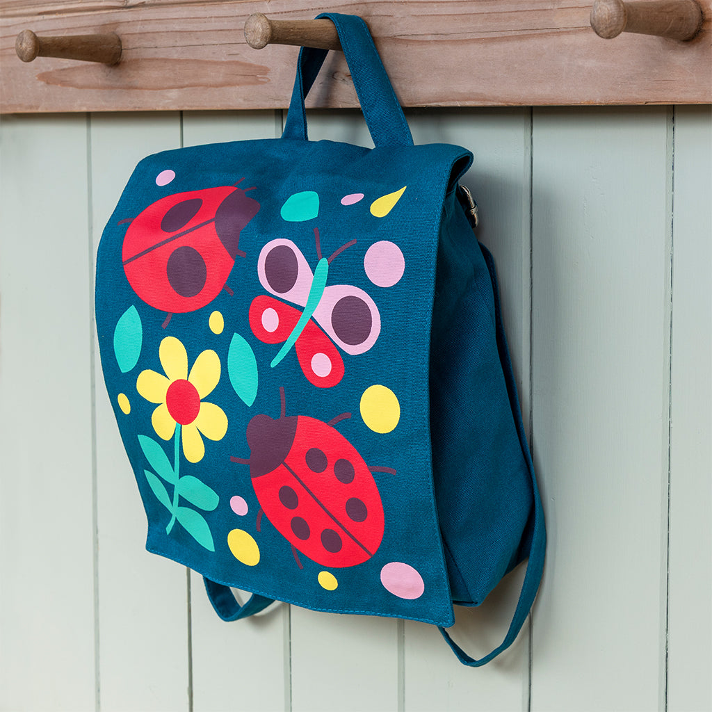 Rex London - Mini Canvas Rugzak Lieveheersbeestje