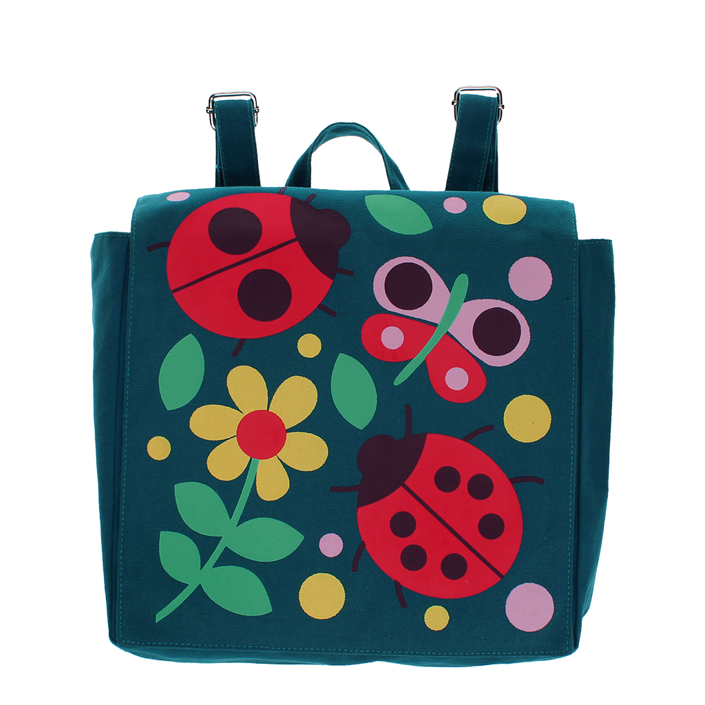 Rex London - Mini Canvas Rugzak Lieveheersbeestje