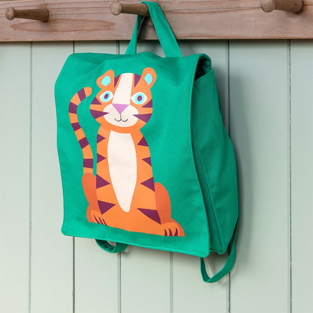 Rex London - Mini Kinderrugzak Canvas Tijger