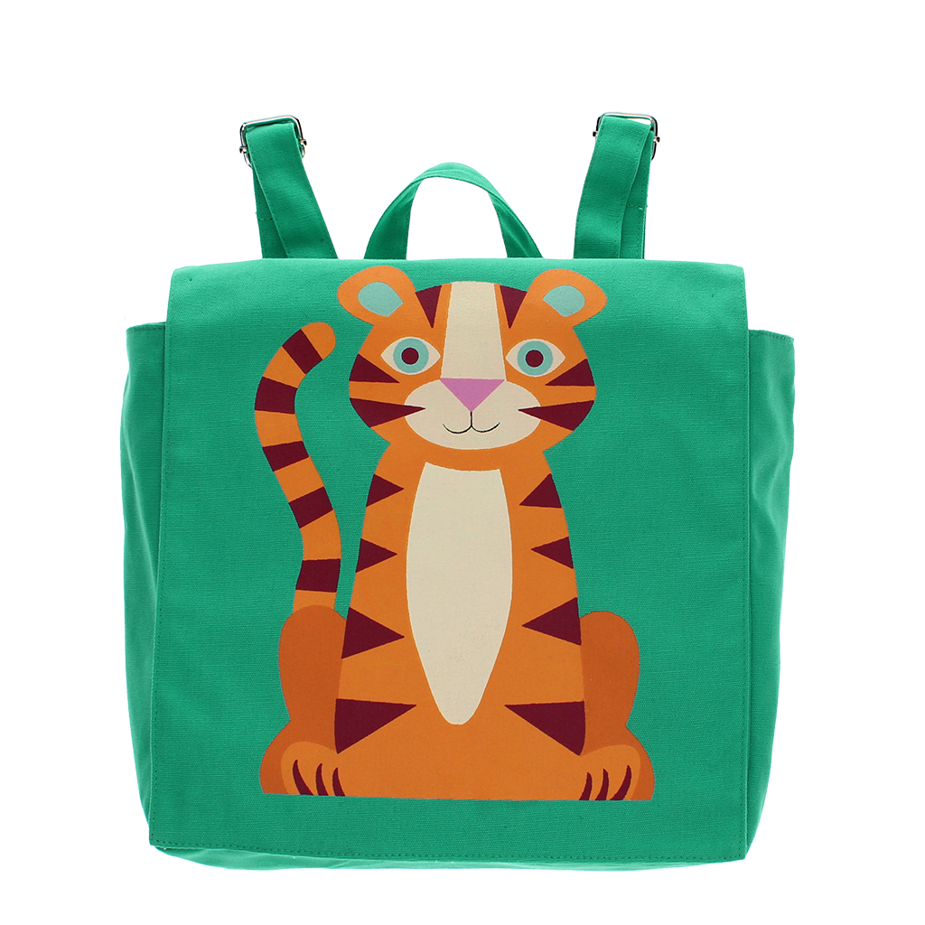 Rex London - Mini Kinderrugzak Canvas Tijger