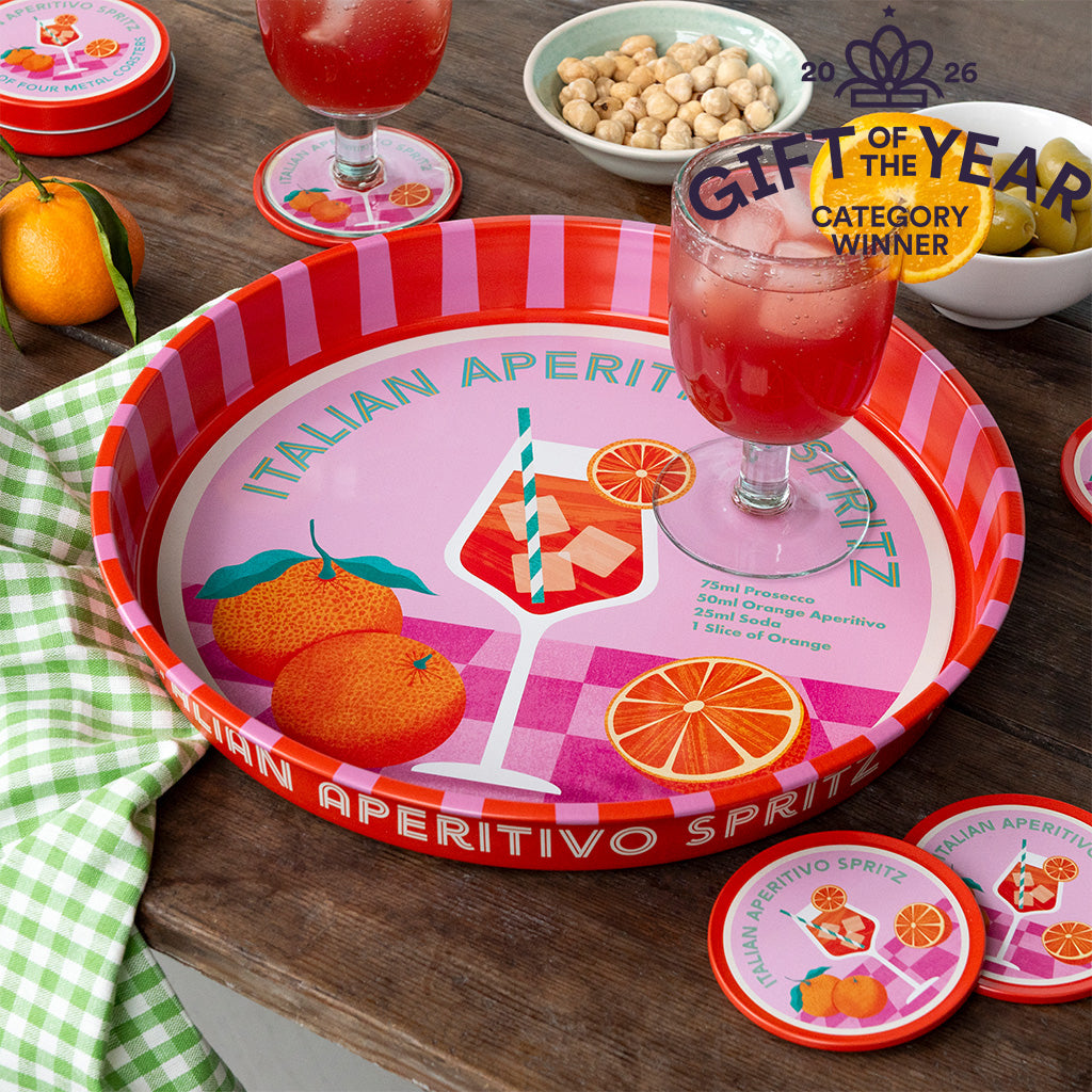 Rex London - Rond Metalen Dienblad Aperitivo Spritz