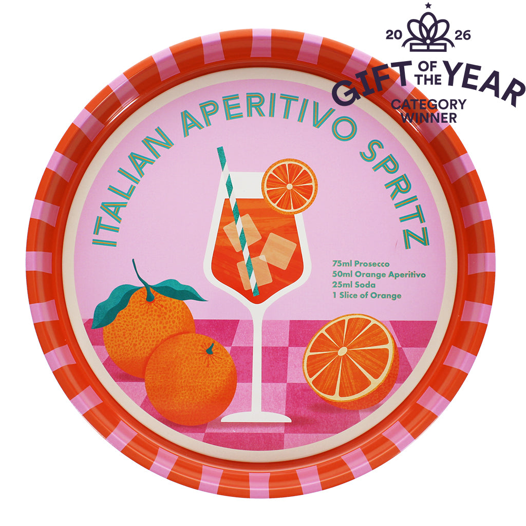 Rex London - Rond Metalen Dienblad Aperitivo Spritz