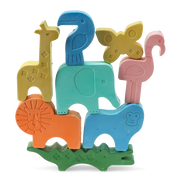 Rex London - Stapelbare Stoepkrijt Wilde Dieren (8 stuks)