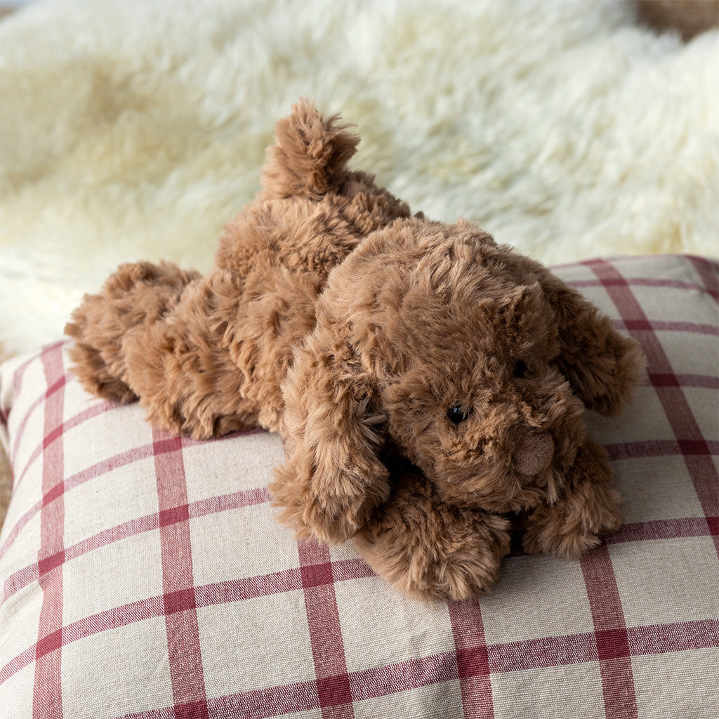 Rex London - Pluche Knuffel Chocoladebruine Hond