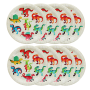 Rex London - Papieren Bordjes Baby Dinosaurus (8 stuks)