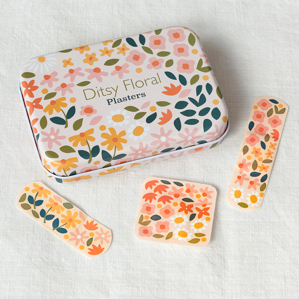 Rex London - Pleisters in blik (30 stuks) - Ditsy Floral