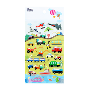 Rex London - 3D Puffy Stickers Voertuigen