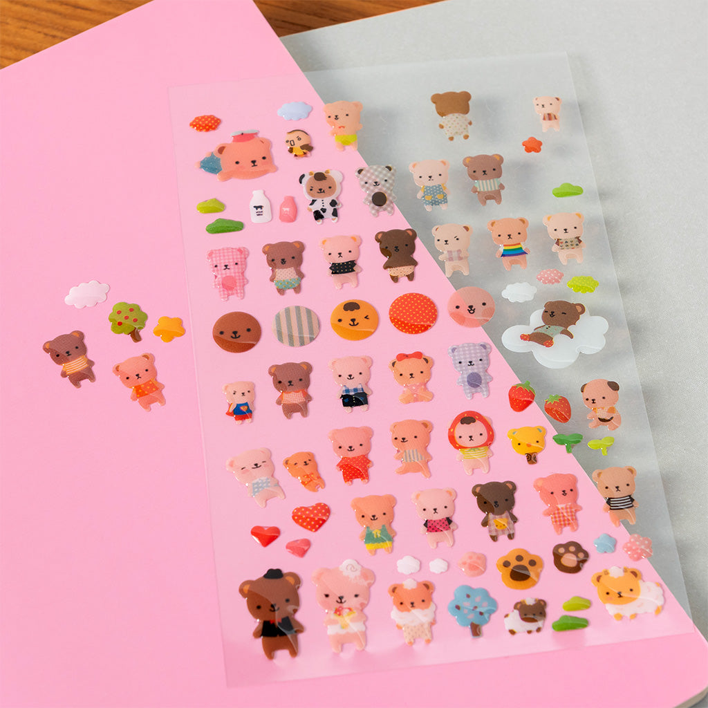 Rex London - 3D Stickers Schattige Beren