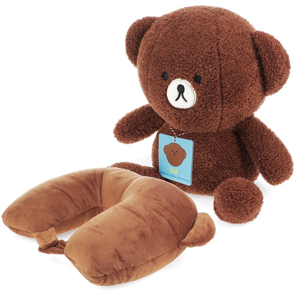 Rex London - Reiskussen Knuffel 2-in-1 Cosy Bob