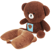 Rex London - Reiskussen Knuffel 2-in-1 Cosy Bob