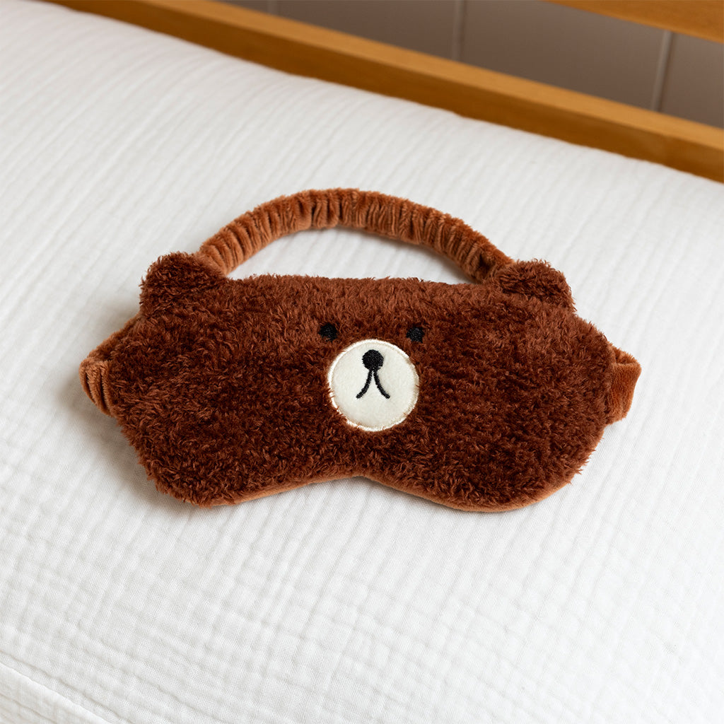 Rex London - Pluche Reisogslapmasker Bob Beer