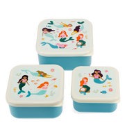 Rex London - Snackdoosjes Set van 3 Zeemeermin