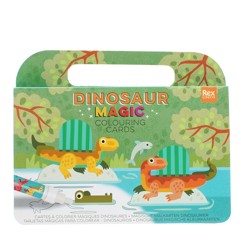 Rex London - Magische Waterkleurkaarten Baby Dino's