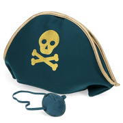 Rex London - Piratenhoed en Ooglapje Set
