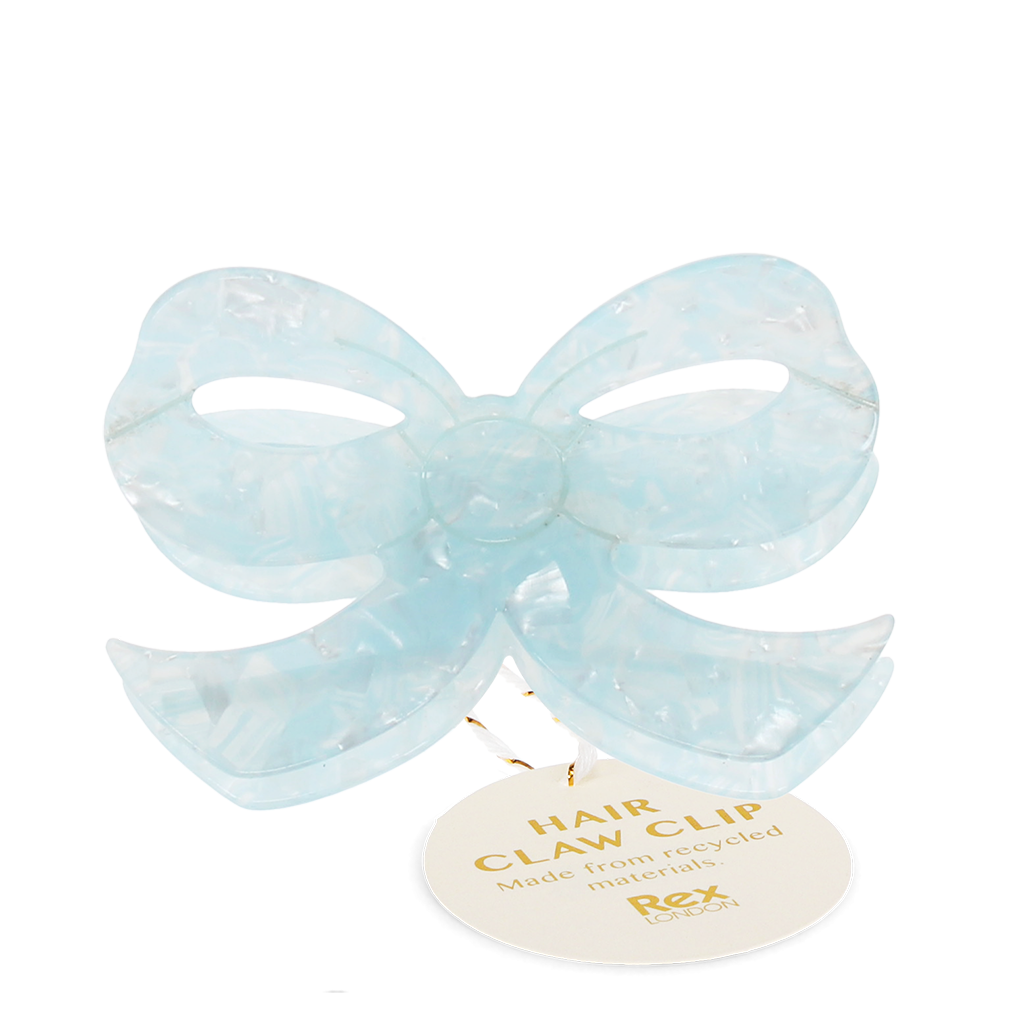 Rex London - Haarclip Blauwe Strik