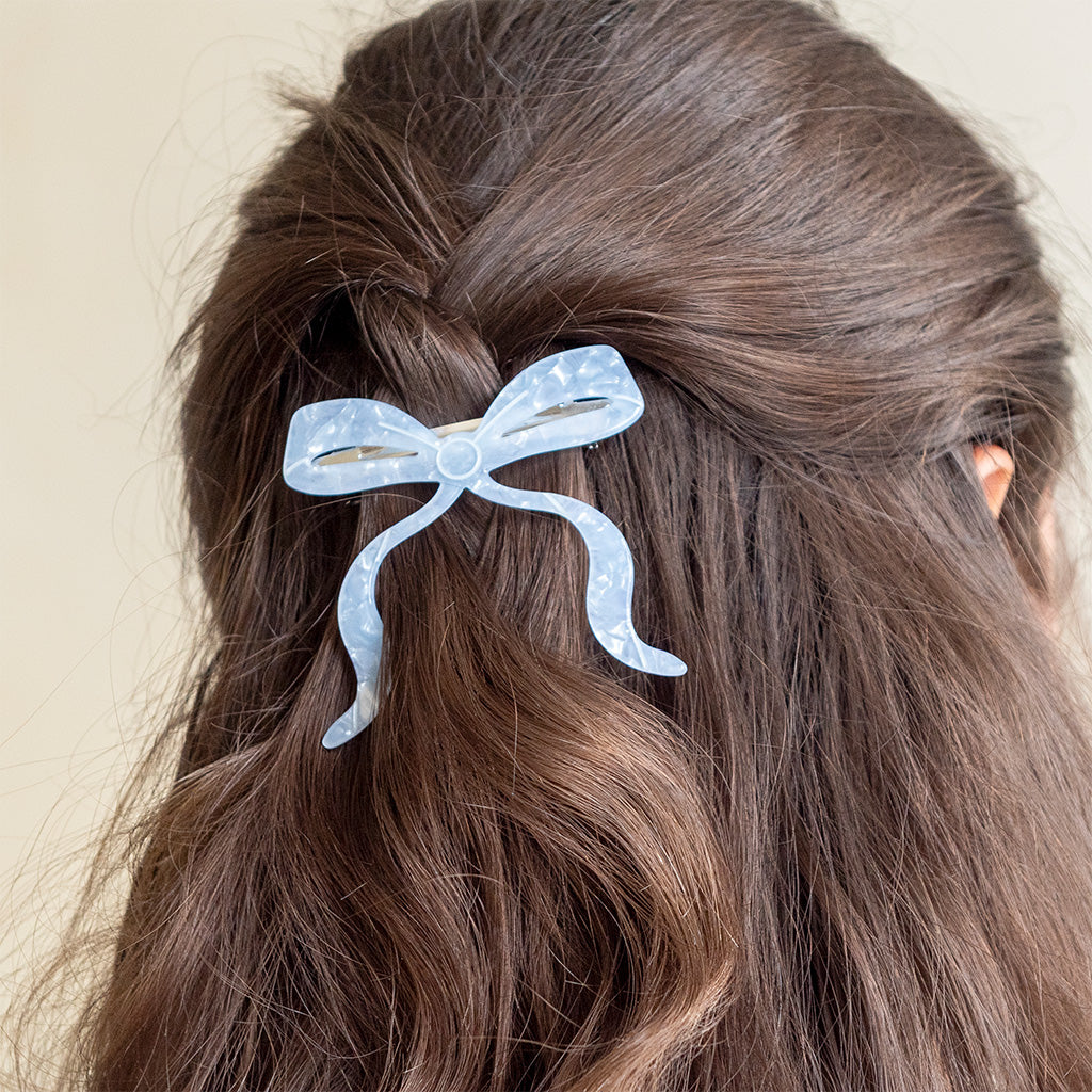 Rex London - Haarspeld Blauwe Strik