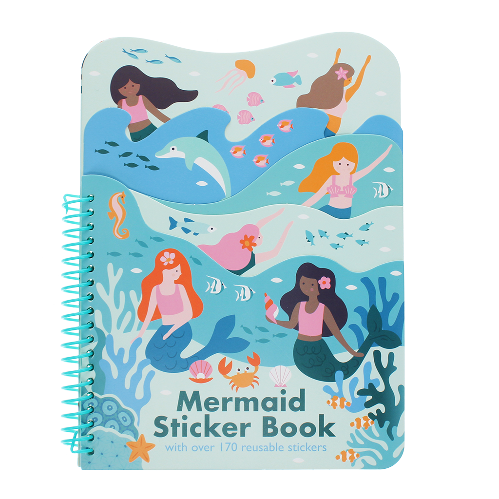 Rex London - Herbruikbaar Stickerboek Zeemeermin