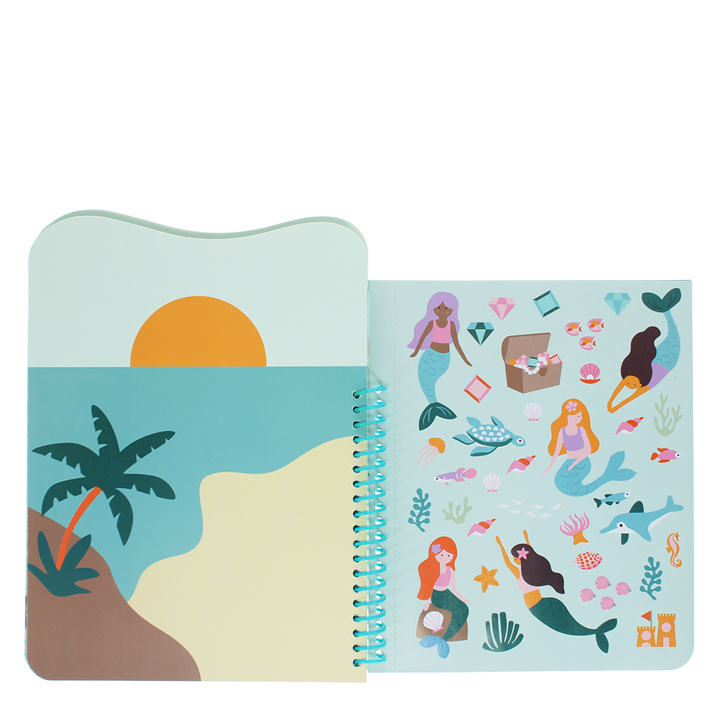 Rex London - Herbruikbaar Stickerboek Zeemeermin