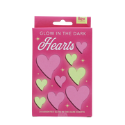 Rex London - Glow in the Dark Stickers Hartjes (24 stuks)