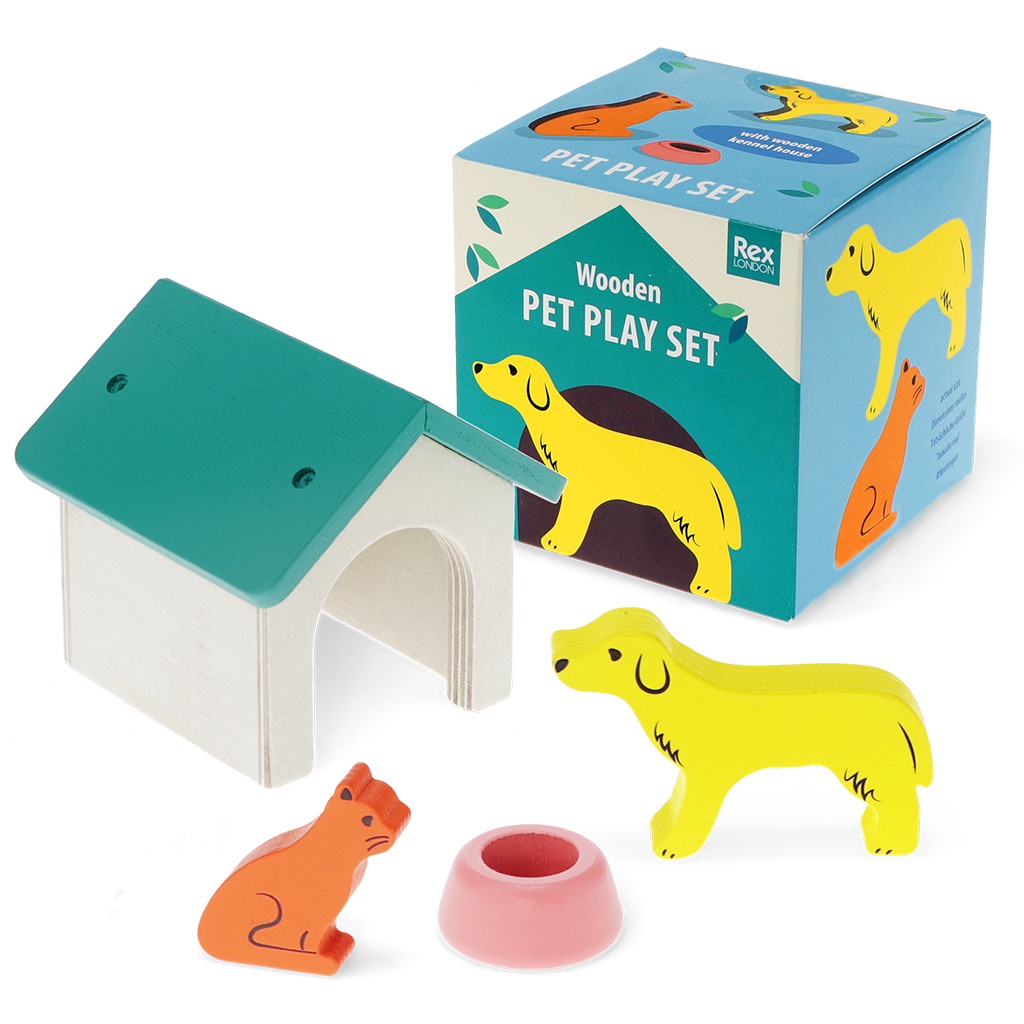 Rex London - Houten Huisdieren Speelset