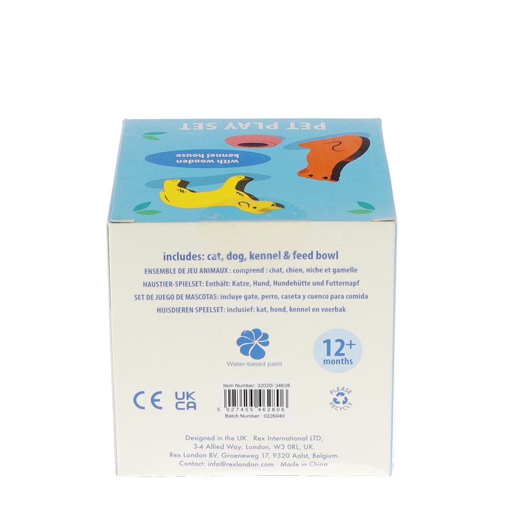 Rex London - Houten Huisdieren Speelset