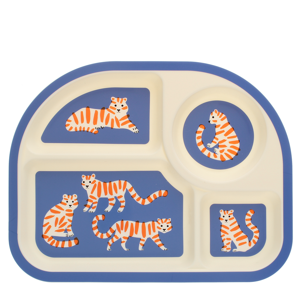 Rex London - Verdeelbord Baby en Peuter Tijger