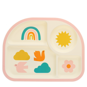 Rex London - Baby Verdeelbord Regenboogtuin